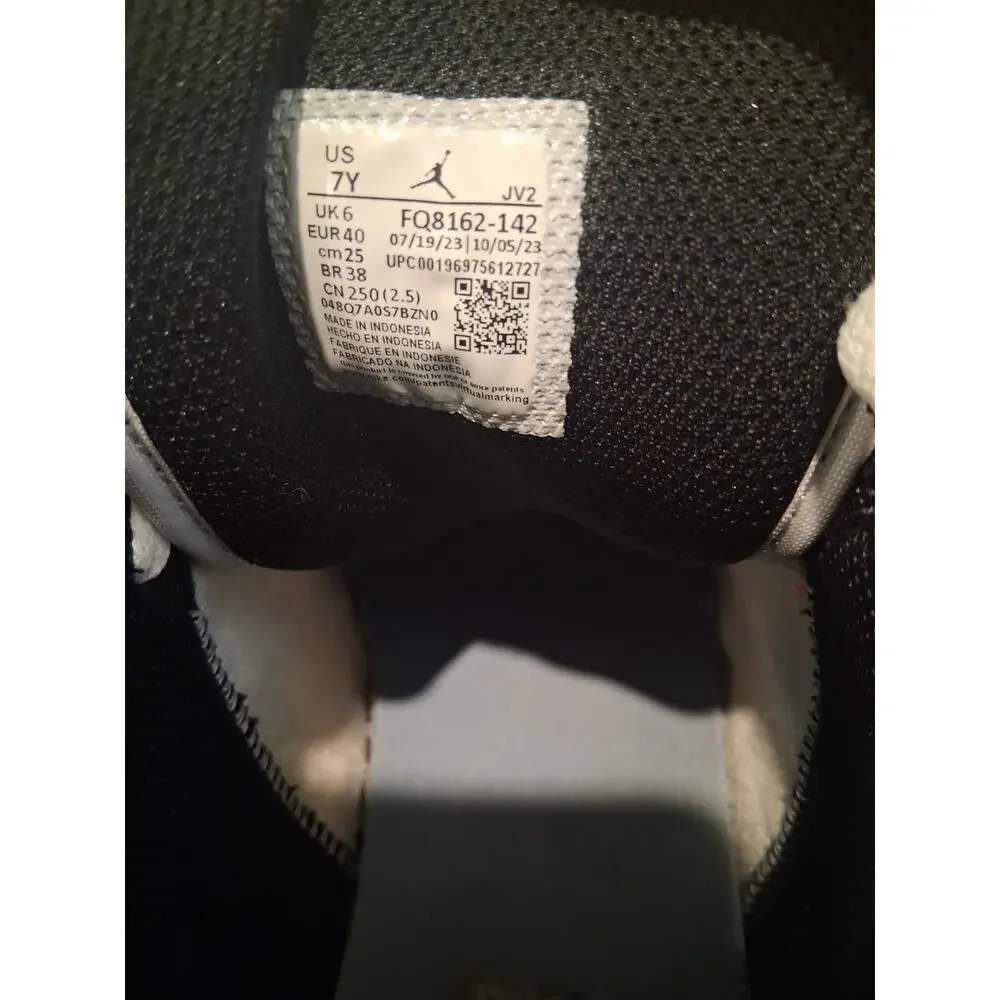 Nike Air Jordan 1 Mid SE GS White Brown Blue Grey FQ8162-142 Size 7Y Youth US